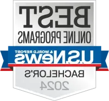 美国新闻最佳在线Curriculum学士2024徽章